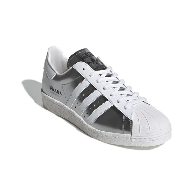 Adidas Prada X Superstar 'Silver Metallic'-2