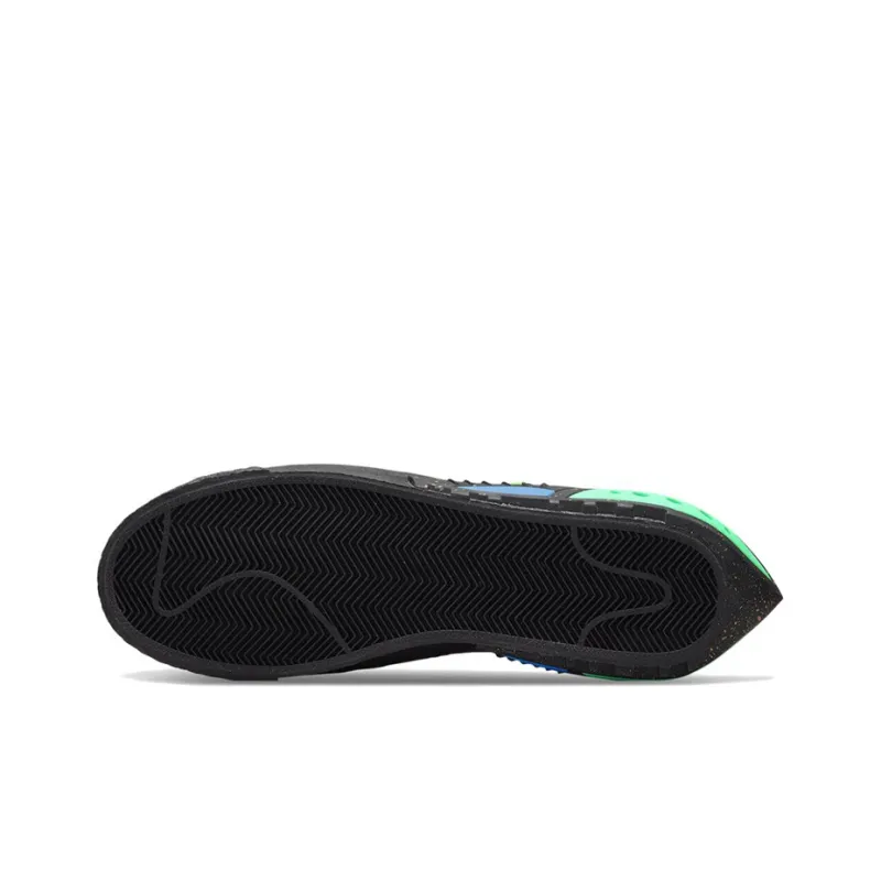 Nike Blazer Low Off White Black Electro Green-5