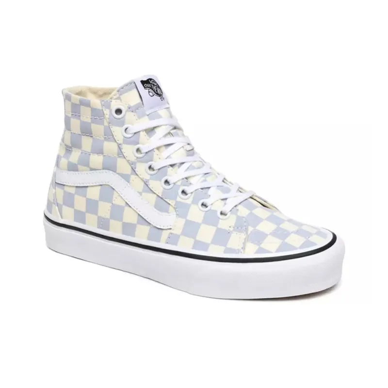 Sk8 Vans Hi Tapered 'Checkerboard Zen Blue'-2