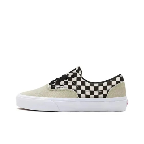 Vans Era Skateboard Shoes Unisex Low-Top Red/White Checkered