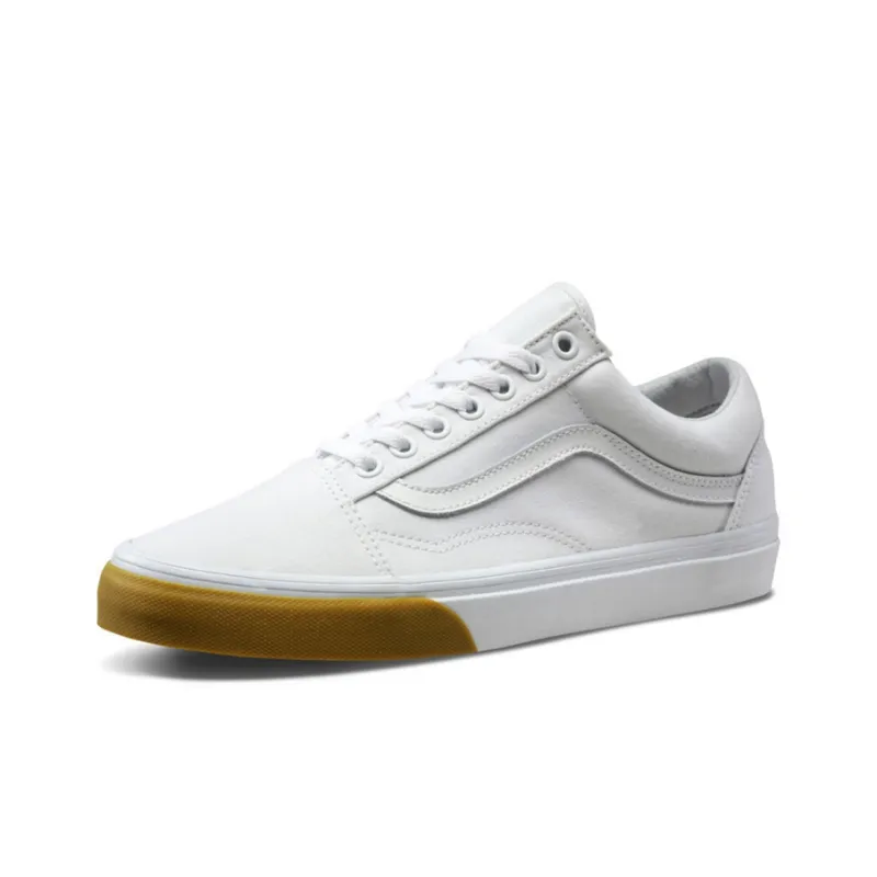 Old Skool Vans 'Gum Bumper True White'-1