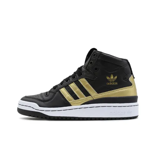 Adidas Originals FORUM Skateboard Shoes Women's High-Top Black