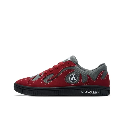 Airwalk Skateboard Shoes Men Low-Top Red