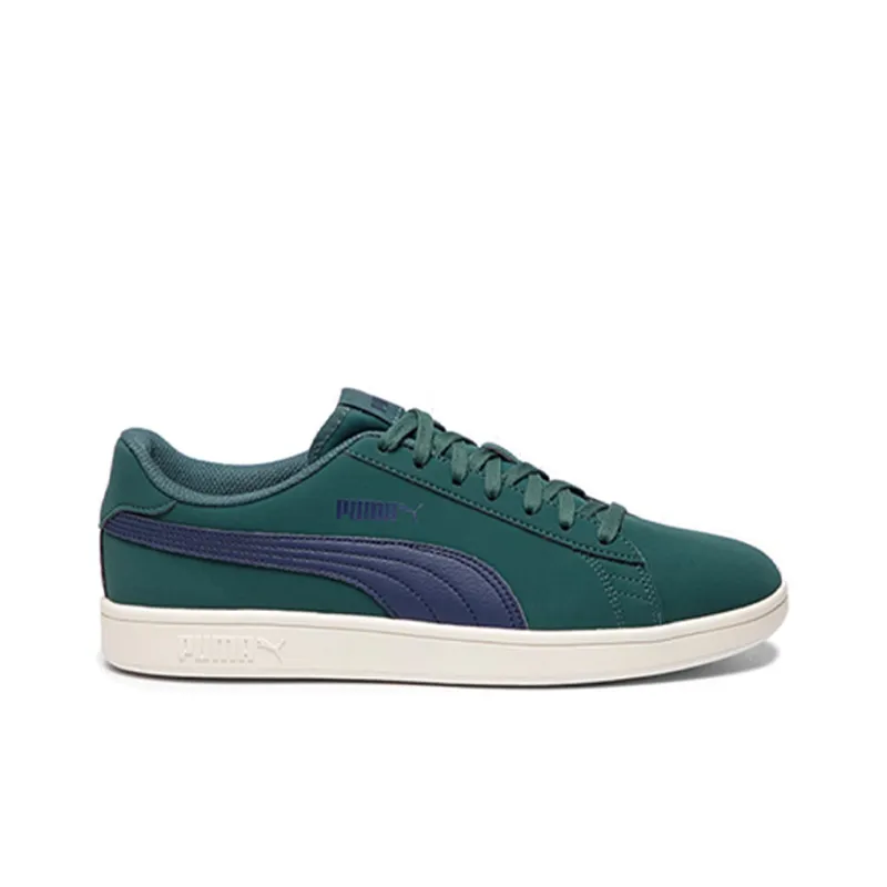 PUMA Smash V2 Buck Shoes Green/Blue-1