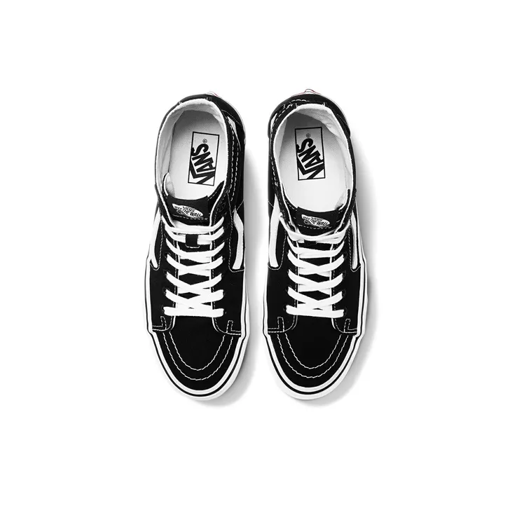 Vans Sk8 Hi Tapered 'Black White'-2