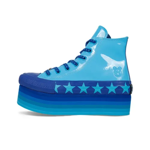 Converse Chuck Taylor All Star Lift Hi Miley Cyrus Blue Women's