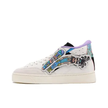 Steven Harrington LiNing Wave 180 Wear Resistant Slip Resistant High Top Skateboard Shoes White