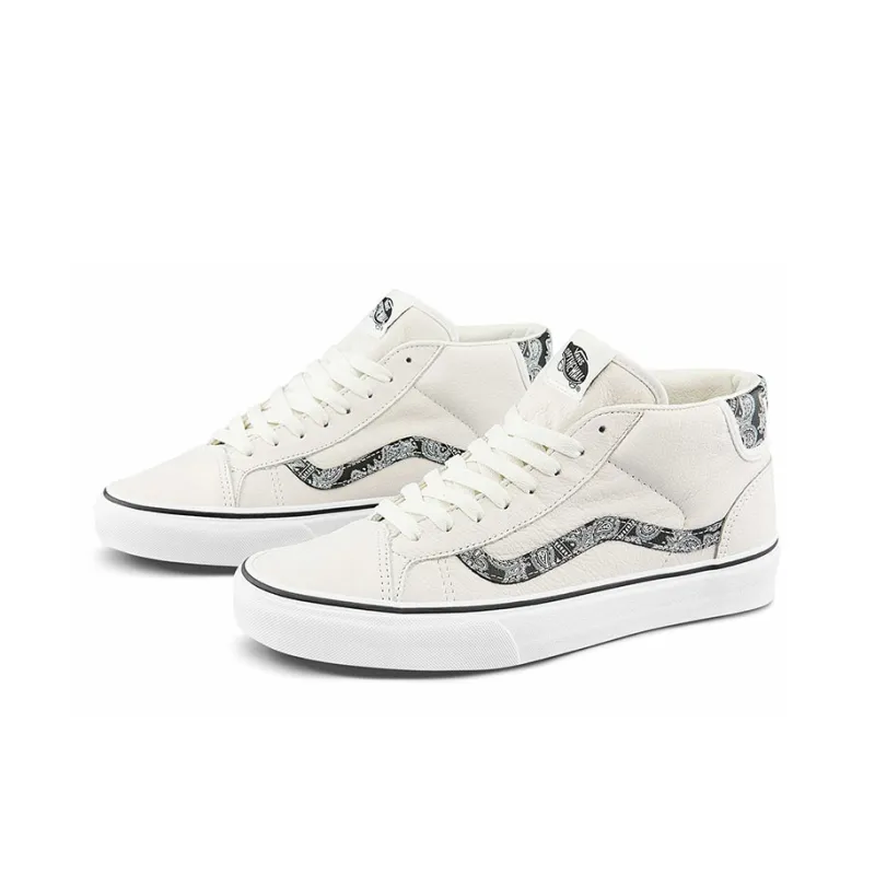 Vans Mid Skool 37 'Sport Paisley White Black'-1