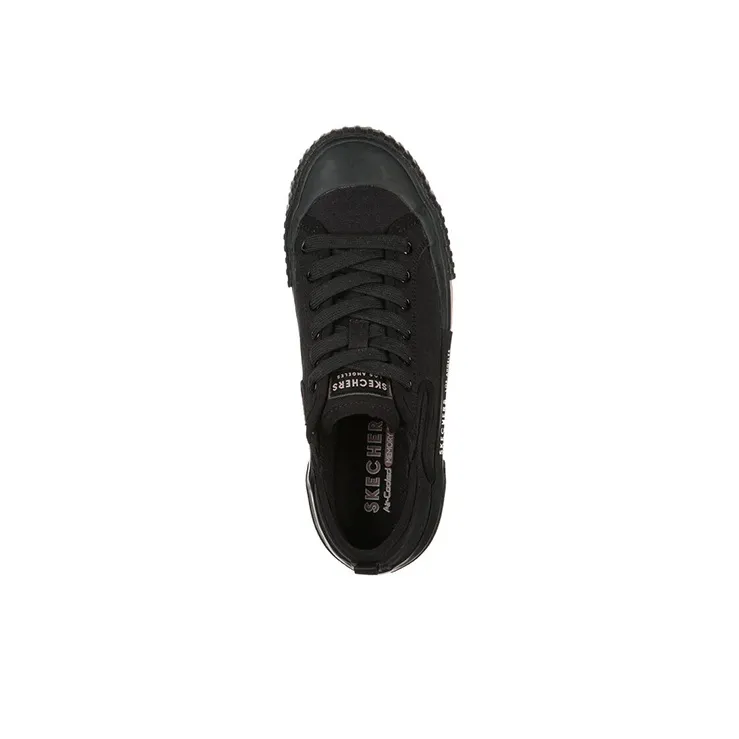 Skechers New Moon Total Eclipse Slip-Resistant Low-Top Skateboard Shoes Women's Black-3