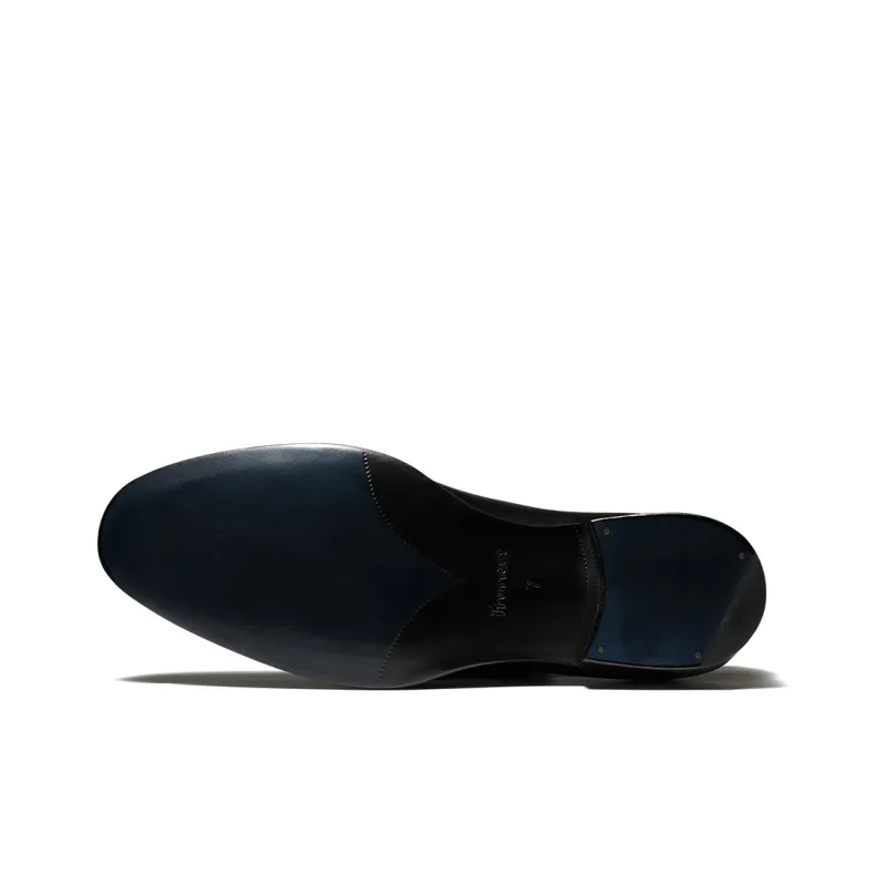 TRUFFAUT Whole Piece Leather Oxford Shoes Dress Shoes Men's-4