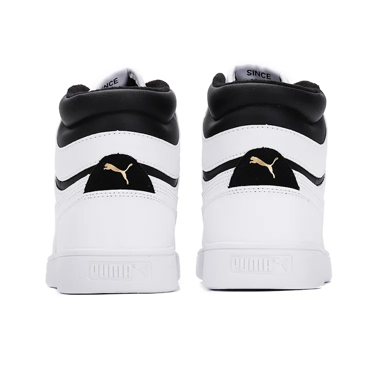 PUMA Shuffle Mid Wtr 'White Black Team Gold'-3