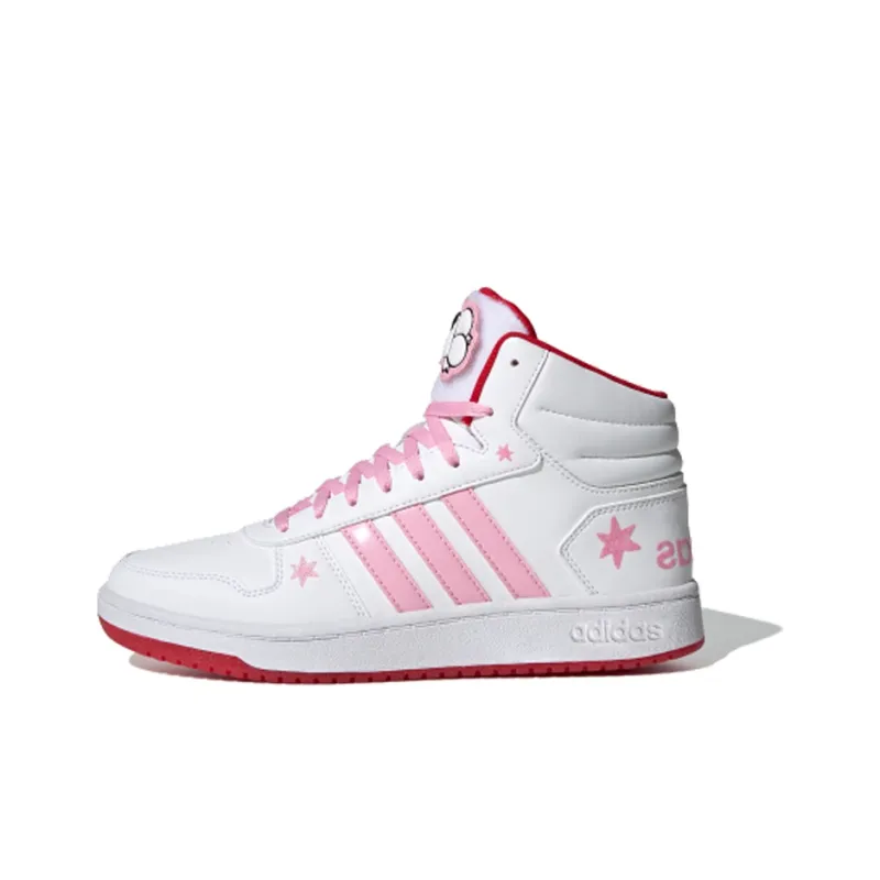 Adidas Neo Hoops 2.0 Mid 'White Pink' Women's-0