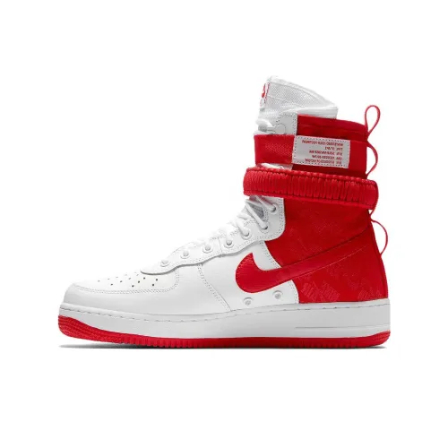 Nike SF Air Force 1 High White University Red