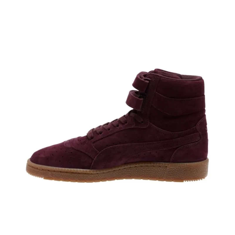 PUMA Sky 2 Skateboard Shoes Women's High-Top Purple-0
