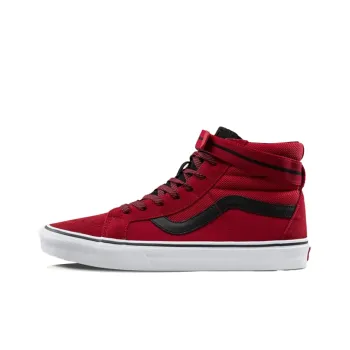 Vans Unisex SK8 HI Strap Sneakers Red