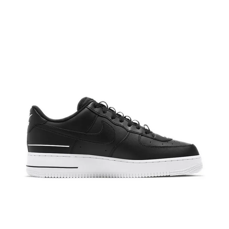 Nike Air Force 1 Low Double Air Low Black White-1