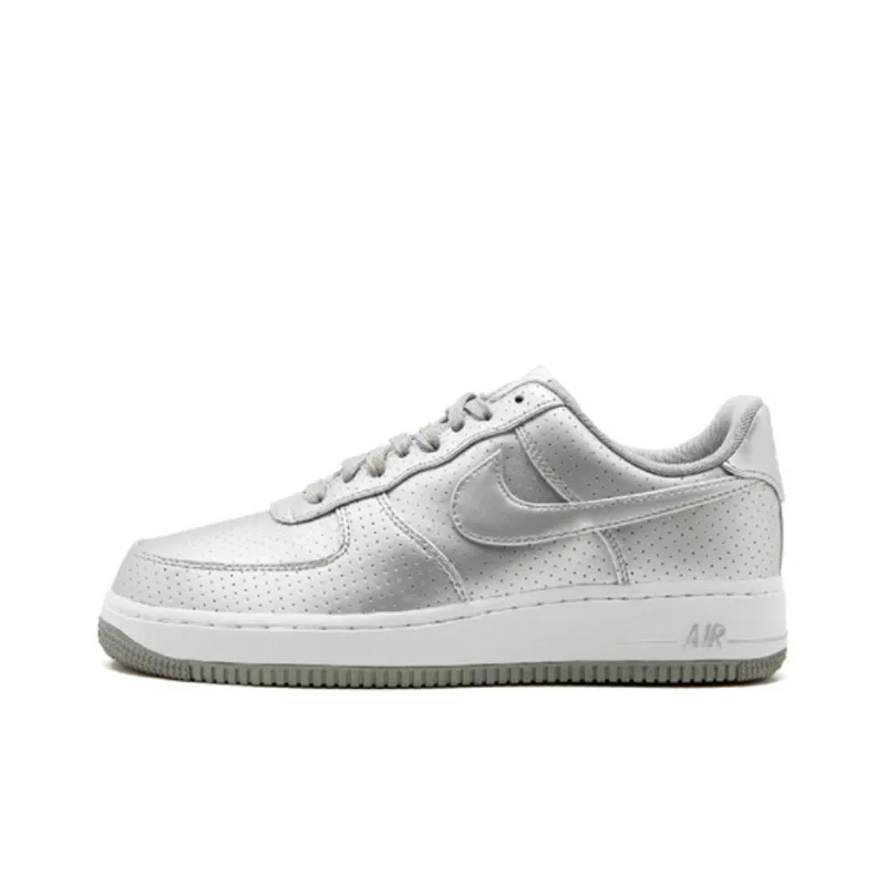 Nike Air Force 1 Low '07 LV8 Metallic Silver Perforated-0