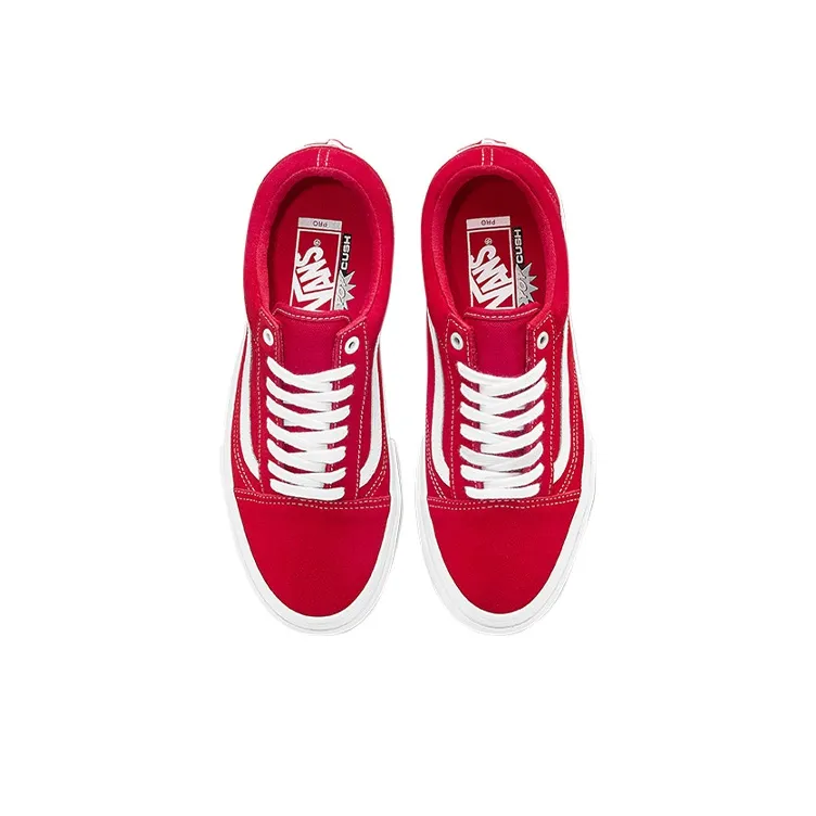 Vans Old Skool Pro Suede Suede Red White-2