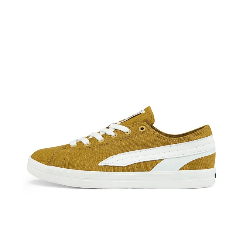 Kappa Lightweight Low-Top Skateboard Shoes Unisex Yellow White-0