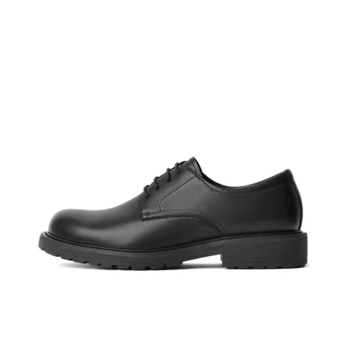 BELLE Dress Shoes Men Low-Top Black