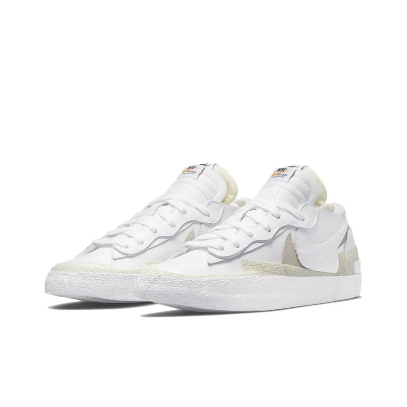 Nike Blazer Low Sacai White Patent Leather-2