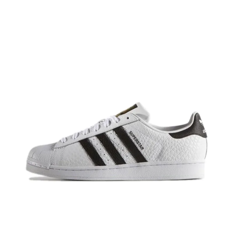 Adidas Originals Superstar Lightweight Cozy Skate Shoes White Black Unisex 'Black White'-0