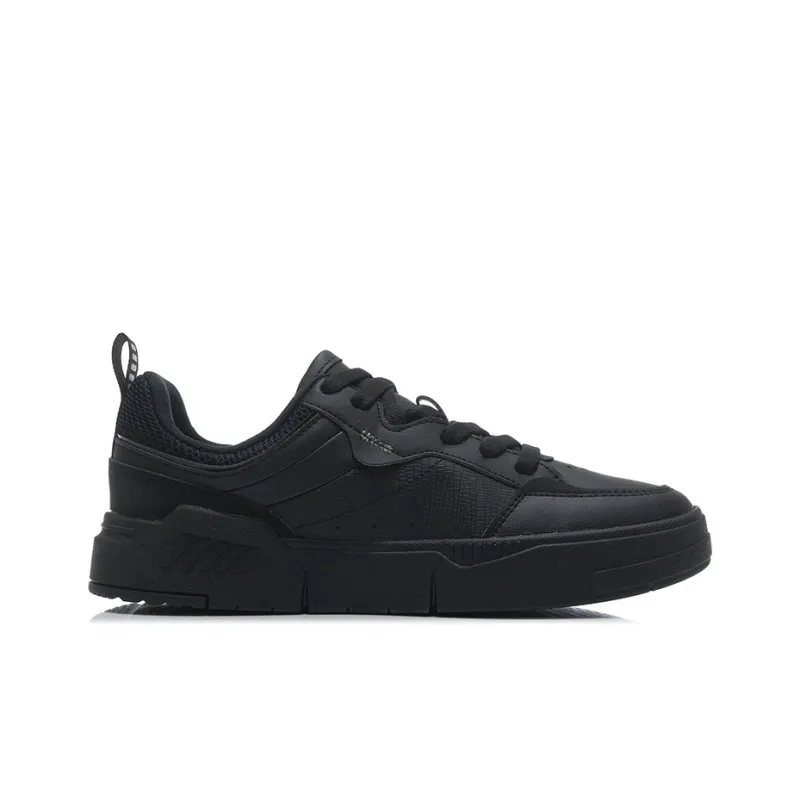 LiNing Essence ACE Anti Slip Wear Resistant Low Top Skateboard Shoes Men's Black-1
