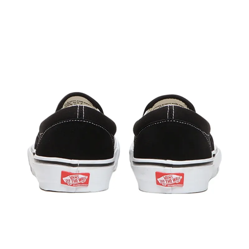 Vans Skate Slip On Black White-3