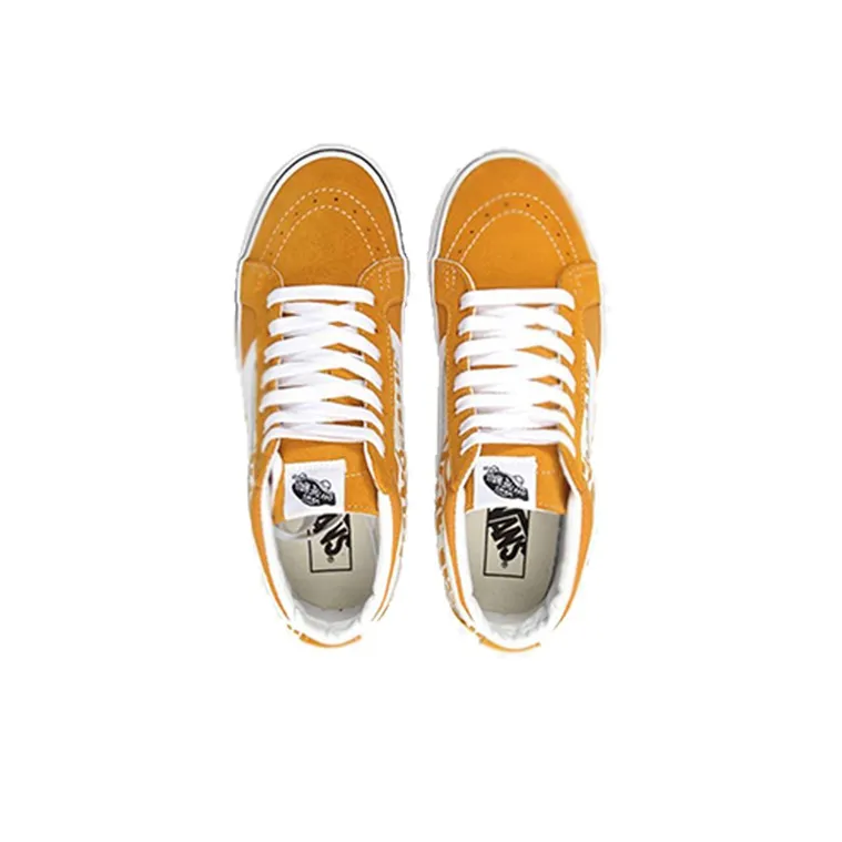 Vans SK8 Mid Reissue Logo 'Yellow White'-2