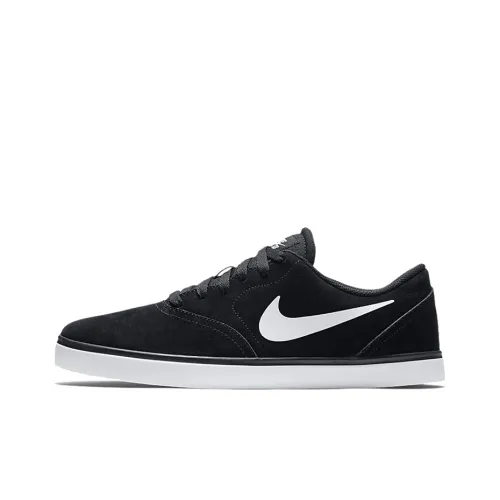 Nike SB Check Skateboard Shoes Men Low-Top Black/White