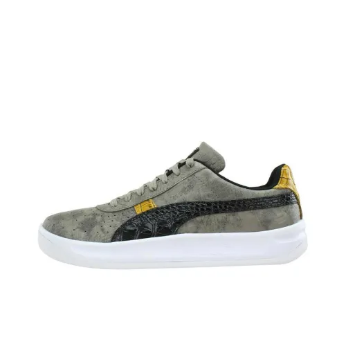 PUMA GV yellow Skateboard Shoes Men Low-Top Gray/White