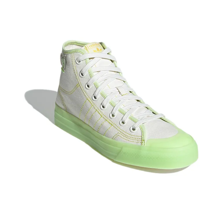 Adidas Originals Nizza Hi Rf 'Cream Yellowgreen'-2