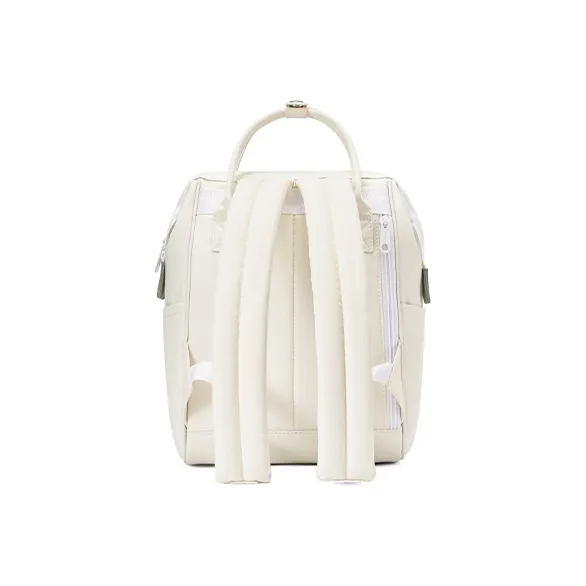 MR.ACE HOMME Polyester Backpack Unisex Dusty Blue White-9