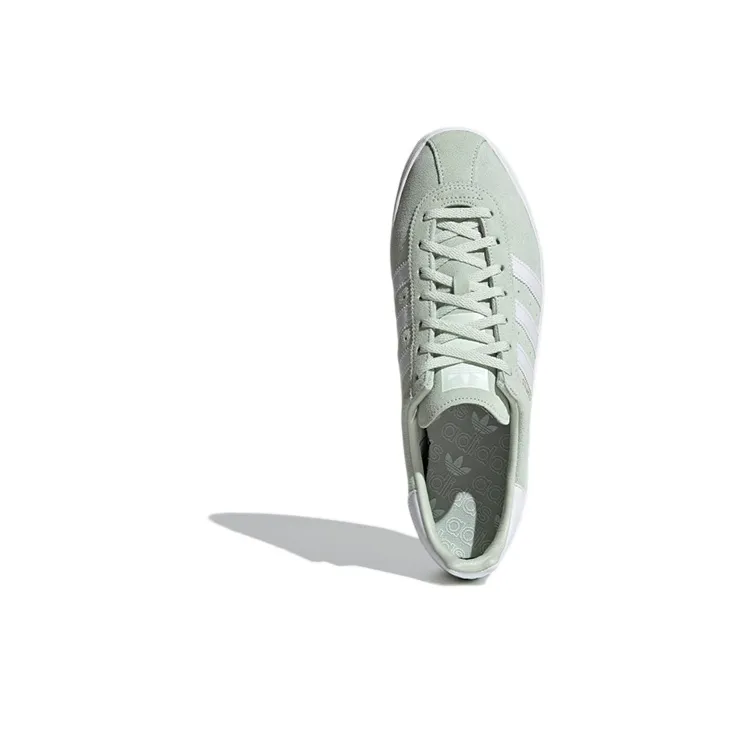 Adidas Originals Broomfield Durable Breathable Lightweight Low Top Skateboard Shoes Men's White Green-4