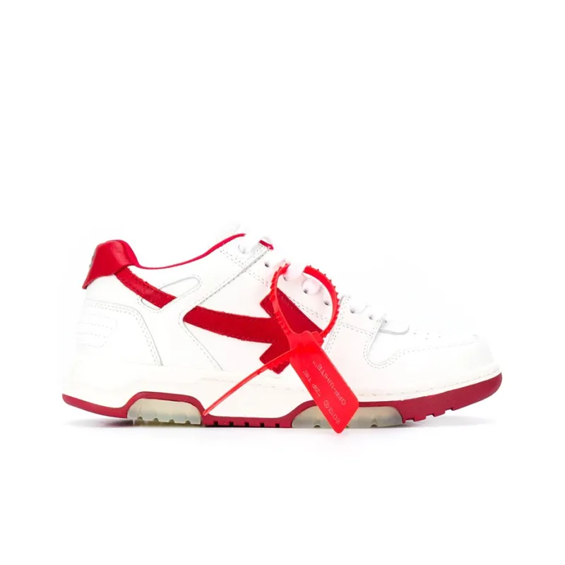 OFF WHITE Out Of Office Low Sneakers White/Red Women's-1