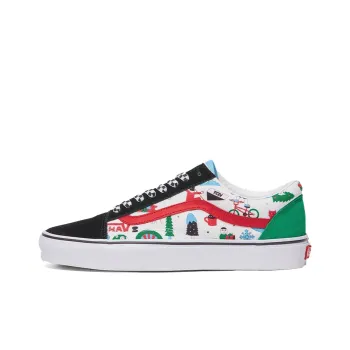 Andy Rementer x Vans Old Skool Customs Cushioned Wear-Resistant Lightweight Low-Top Skateboard Shoes Unisex Painted