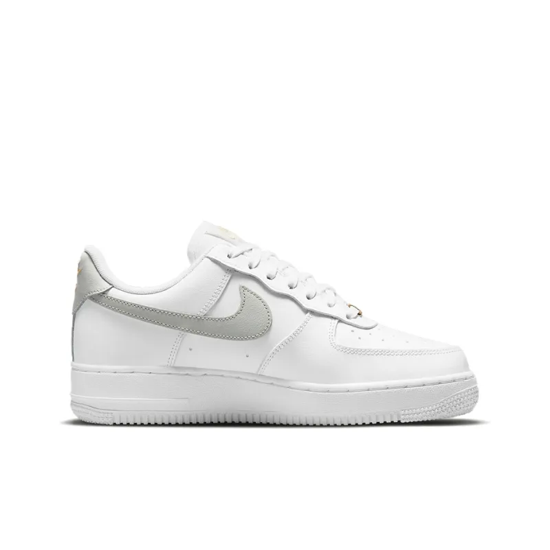 Nike Air Force 1 Low White Grey Gold Women's-1