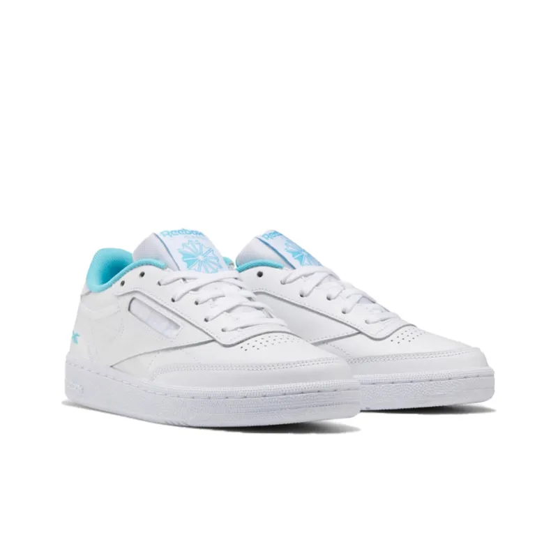 Reebok Women's Club C 85 'White Neon Blue' Women's-2