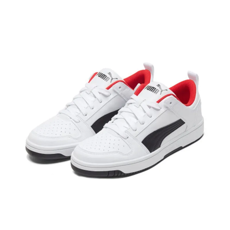 PUMA Rebound Layup Lo Sl 'White Black Red'-2