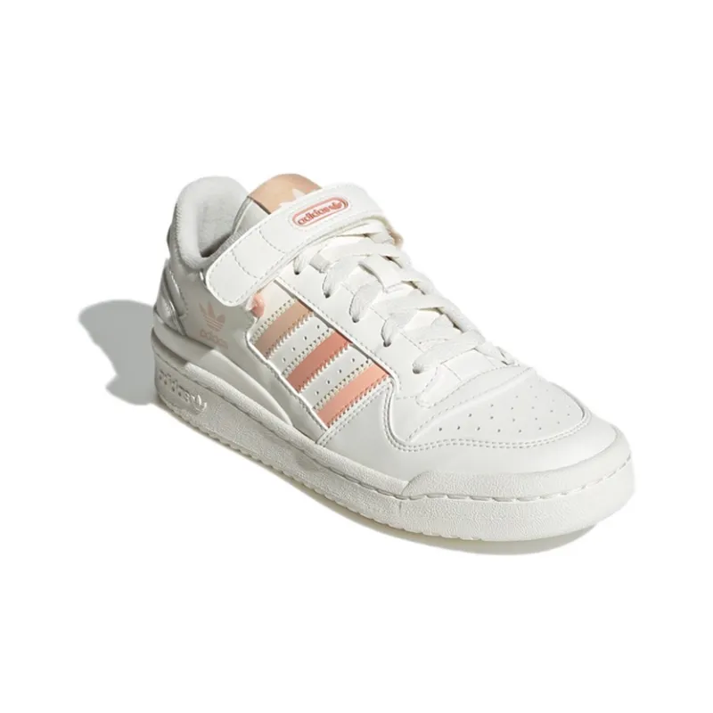 Adidas Forum Low White Light Brown Dark Brown Women's-2