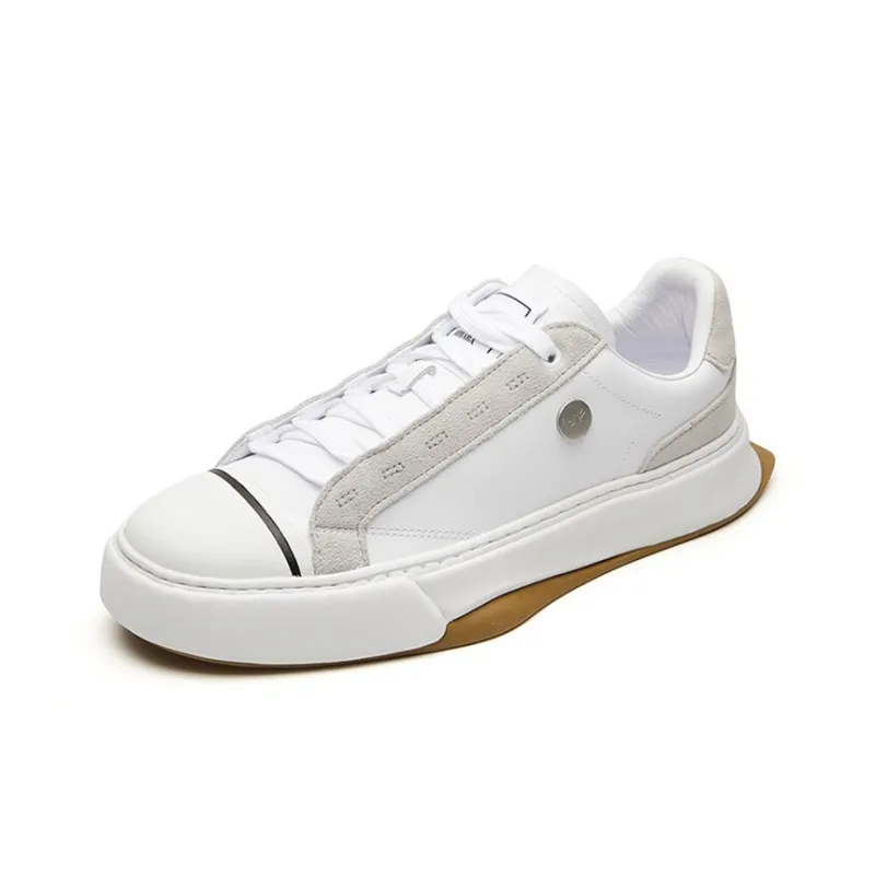MIHARA YASUHIRO x FILA CRYPTO Anti Slip Wear Resistant Low Top Skateboard Shoes Men's White Gray-1
