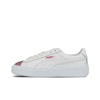 PUMA Basket Platform Metallic 'S 'White/Lilac Snow' Women's