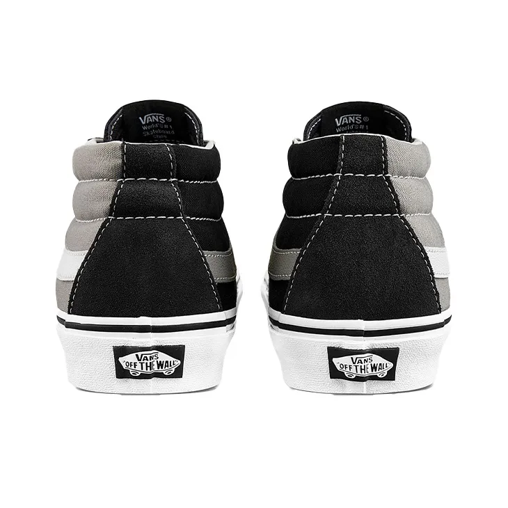 Vans SK8 Mid Black/White/Grey-4