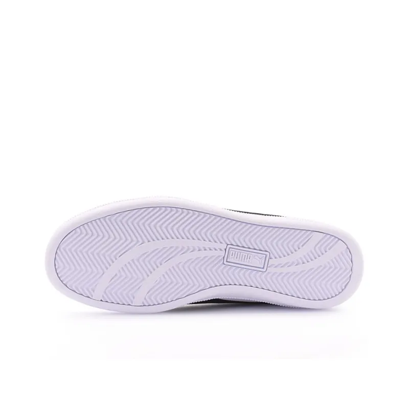 PUMA Smash L Coverage Support Low Top Skateboard Shoes Unisex White Black-5