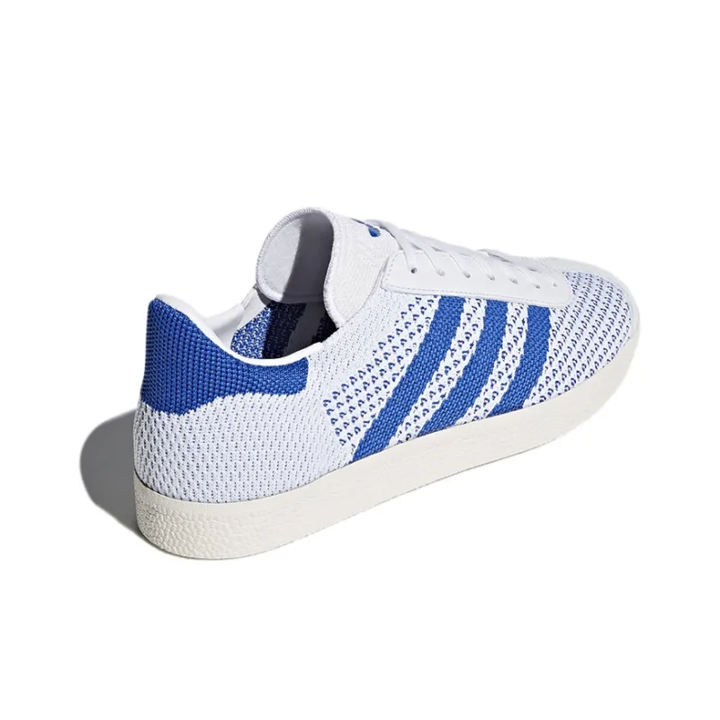 Adidas Originals GAZELLE Non-slip Lightweight Low-Top Skateboard Shoes Men's Blue White-3
