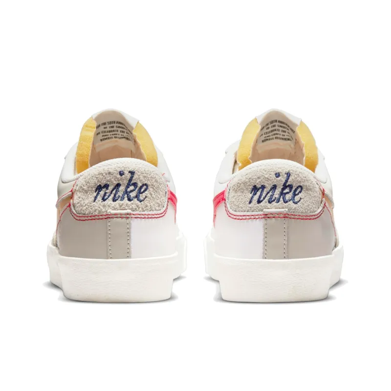 Nike Blazer Low 77 Light Bone Removable Swoosh-4