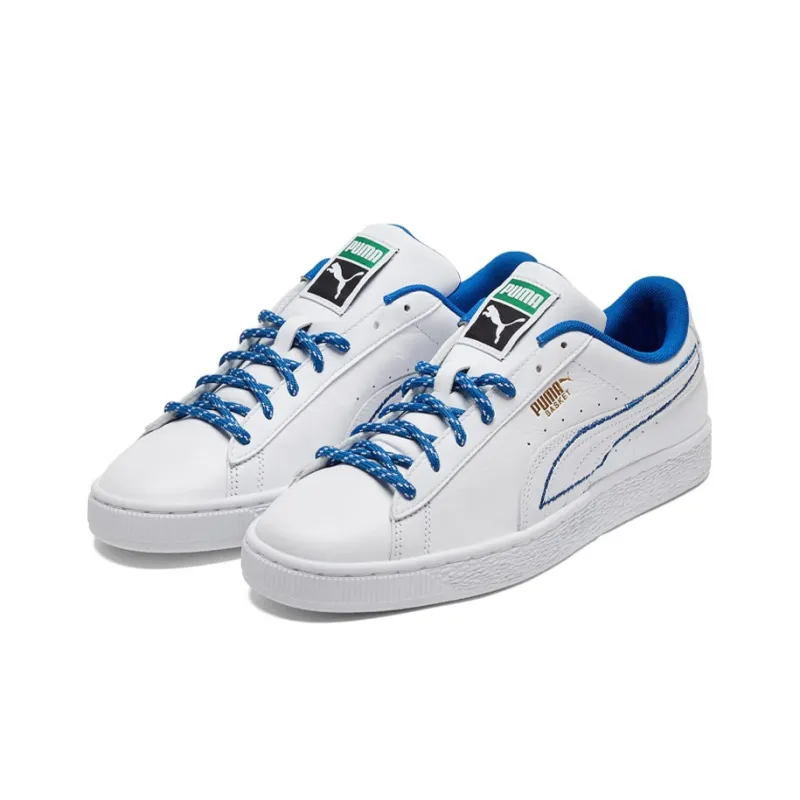 PUMA Basket New Heritage 'White Royal'-3