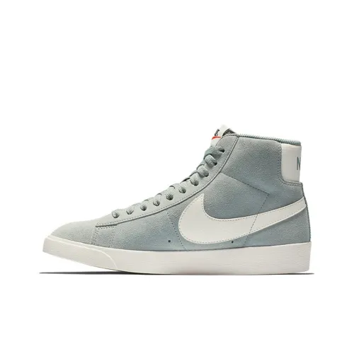 Nike Blazer Skateboard Shoes Women's Mid-Top Gray