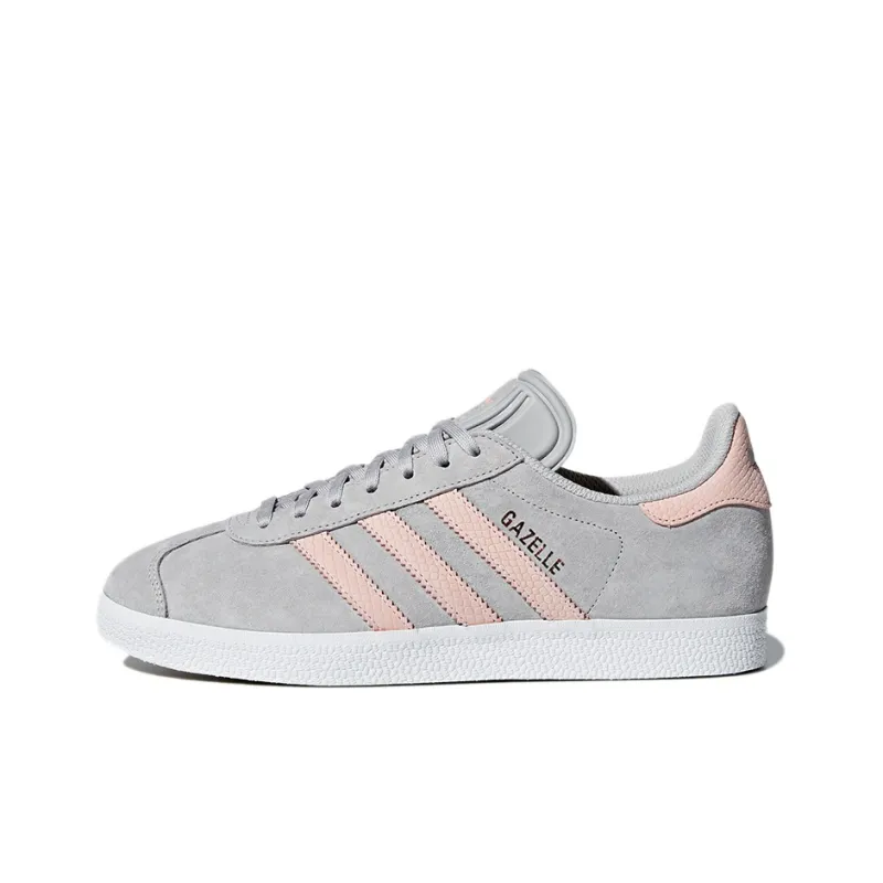 Adidas Originals Gazelle Lightweight Coverage Low Top Skateboard Shoes Women's Cool Gray-0