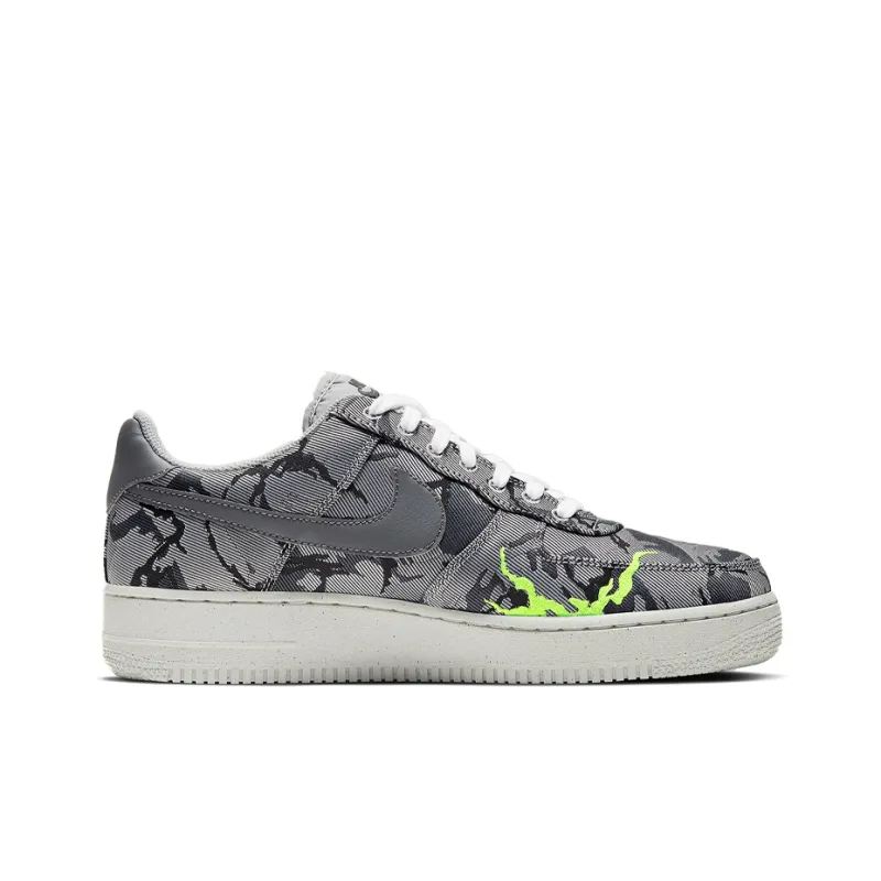 Nike Air Force 1 Low '07 Lx Light Smoke Grey Camo Embroidery-1